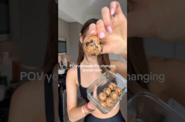 My Life-Changing Protein Balls Recipe #healthysnacks #highprotein #proteinballs
