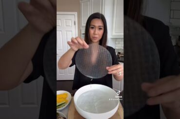 Did you know you’re supposed to dunk Rice Paper in Cold Water | MyHealthyDish