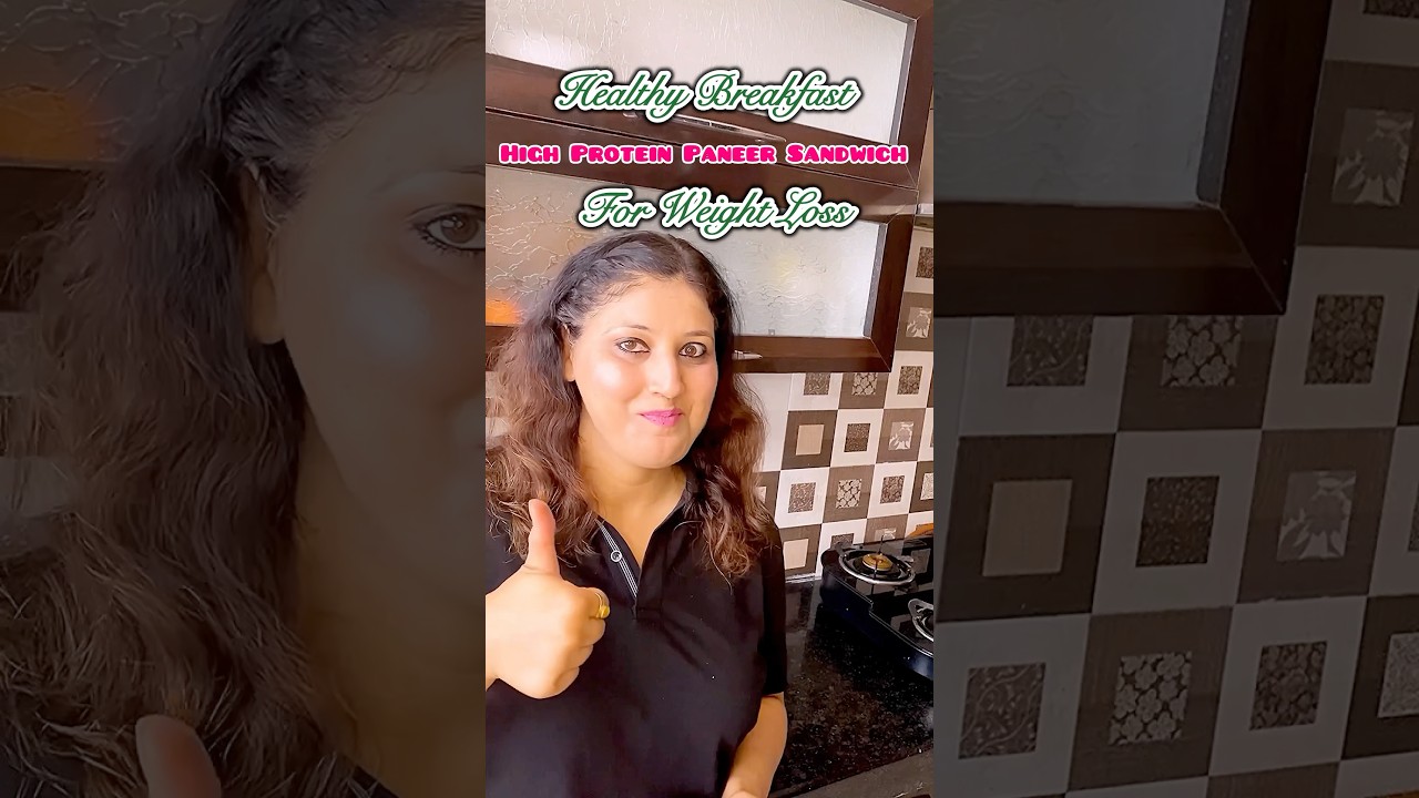 High Protein Paneer Sandwich for Weight Loss | Healthy Breakfast Ep 33 #shorts High Protein Paneer Sandwich for Weight Loss | Healthy Breakfast Ep 33 #shorts