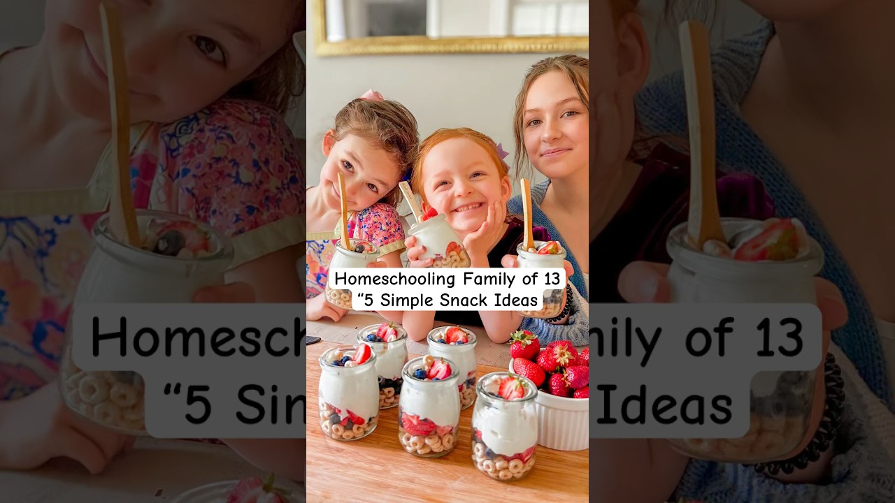 Feeding My 11 Kids: 5 Healthy Snack Ideas Feeding My 11 Kids: 5 Healthy Snack Ideas