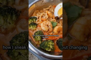 High-Protein SHRIMP NOODLE SOUP | #healthy #lunch recipes using #german Supermarket finds Ep.3