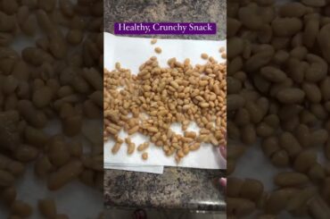 Crunchy Bean Snack Recipe with Fiber #healthy #healthysnacks