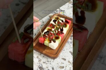 The VIRAL Checkerboard Appetizer #summerrecipe #lowcalorie #viralrecipe
