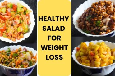 4 Healthy salad varieties for weight loss healthy breakfast salad recipes dinner salad in tamil/