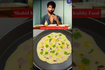 || Shahid Kapoor's Favourite Breakfast Recipe || #viral #shorts #southindian #uttapam #food #healthy