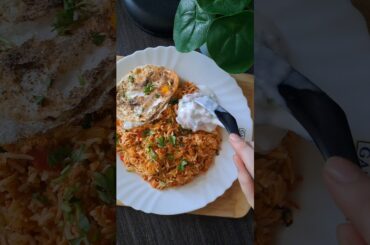 Easy egg tawa pulao | Healthy Recipes | Lunch Ideas #food #pulao #healthyfood