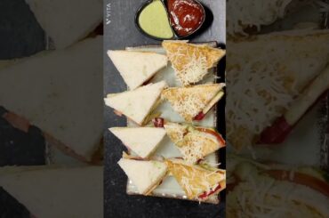 Healthy sandwich | Veg Sandwich | Cafe Style Veg Grill Sandwich #vegetablesandwich #shorts