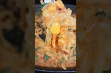 Viral Cheese Corn Maggie #asmr #breakfast #dinner #easy