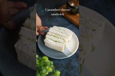 Include this high protein sandwich in your weightloss journey | Paneer cucumber wich #sandwichrecipe