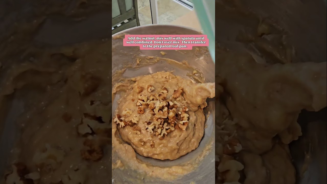 Classic Walnut Banana Bread. Very easy to assemble and turned out delicious. Classic Walnut Banana Bread. Very easy to assemble and turned out delicious.