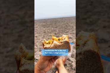 Healthy sandwiches for a day out #quickrecipe #sandwichrecipe #highproteinrecipes #healthyeating