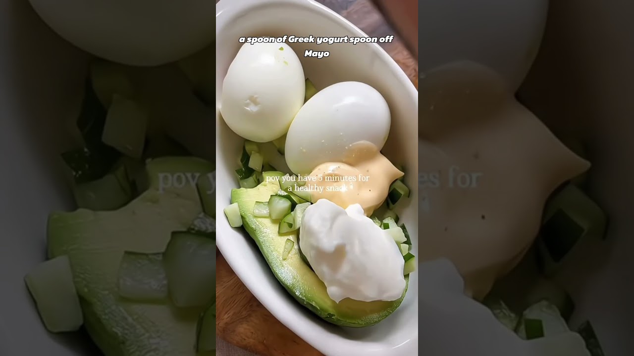 5 Minute Creamy Avocado Snack Salad | simple healthy salad recipes 5 Minute Creamy Avocado Snack Salad | simple healthy salad recipes