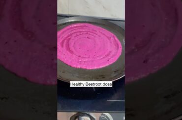 Healthy breakfast Recipe | oats beetroot crispy dosa #shots #youtube #dosarecipe