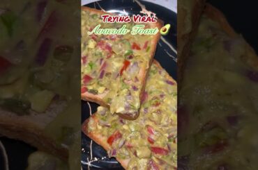 Tryin Viral Avocado Toaat #newrecipe #avocado #guacamole #healthy #healthyrecipes #viral #viralreels