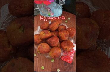 Veg Paneer balls #trending #food #shorts #healthy snacks #veg paneer balls #snacks #viral food
