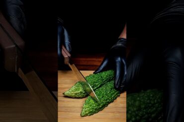 Crispy masala karela fry asmr | #shorts