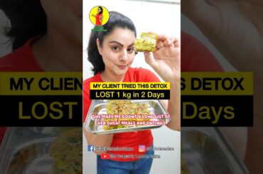 CHEAT MEAL KE BAAD DETOX TOH BANTA HAI #recipe #healthy #weightlossstory #healthydiet #healthyeating