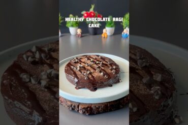 Healthy Chocolate Ragi Cake #shorts #recipe #chocolate #healthy #cake