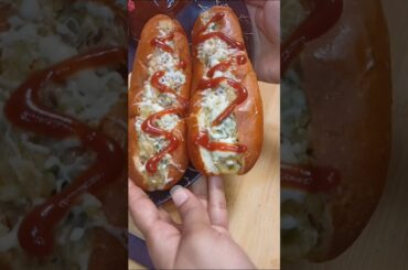Healthy and tasty snacks recipe  #Shorts #Viral #hotdog
