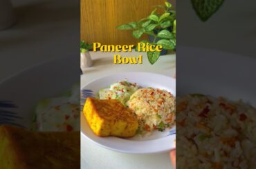 Healthy Paneer Rice Bowl for Weight Loss | Easy PCOS Lunch Recipe #Shorts