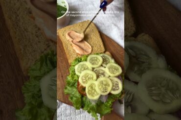 Healthy Breakfast Sandwich Under 10 Minutes! #healthysandwichrecipe #sandwich #breakfastrecipe