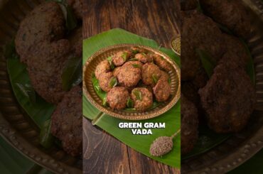 Green Gram vada Recipe | Healthy Snacks | Pesara Garelu  #shorts #greengramvada