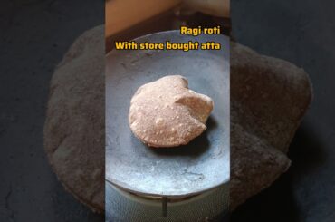 tips and tricks episode 66: making ragi roti with store bought atta #shortsfeed