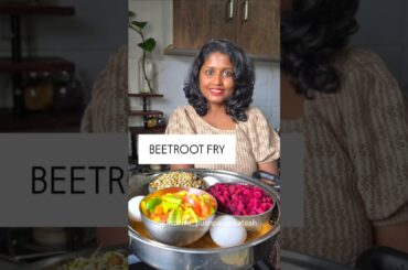 Beetroot Fry #cookingvideos #cookingchannel #healthyrecipes #healthyfood #indianfood #foodblogger