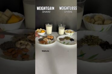 Healthy Weight gain/Weight loss Shake short video