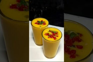 Mix Banana & Mango Milkshake #shorts#ytshorts#milkshake #healthy#banana @Indianfoodasmr786