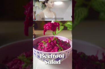 Tadka Beetroot Salad for Glowing Skin & Weight Loss | PCOS Special #Shorts