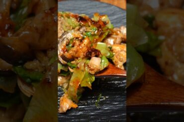 Healthy One-Pot Rice Cooker Meal: Chicken, Mushrooms & Lettuce (Low Cal, High Protein!) #asmr