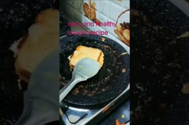 #easy and healthy snacks recipe for kids#bread cheesy omlette#shorts#vino vlogs#viral#trending song