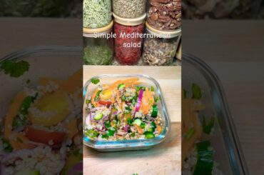 Enjoy this delicious and healthy salad filled with colorful and nutritious ingredients.