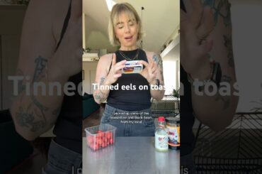 Tinned eel on toast #breakfast #breakfastrecipes #toast #food #recipe #healthybreakfast #cooking