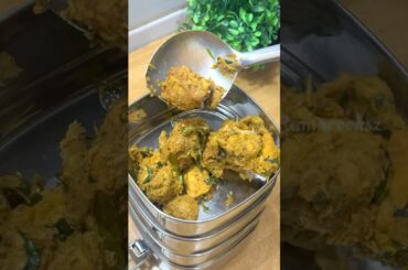 Lunch Recipe: Rice n keerai kulambu | chapati n chicken dry fry #shortsfeed #lunchideas #lunchbox