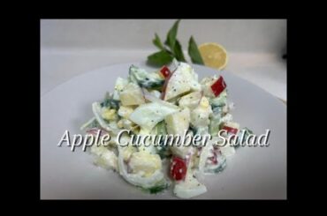 Healthy and Delicious Apple Cucumber Salad Recipe