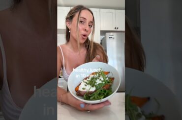 A quick and simple protein, and fiber forward lunch or dinner idea for ya!! #simplerecipe #healthy