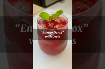 Energy Detox Smoothie Juice with Beetroot, Raspberry, Carrot #smoothie #healthyfood #healthyrecipes