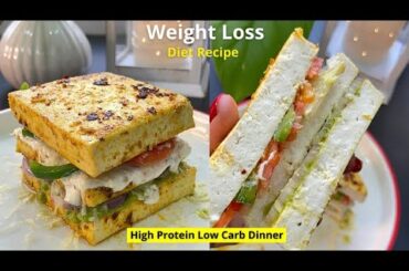 High Protein Low Carb Dinner | Weight loss Recipe in Hindi | Lose Weight with this Tofu Power Stack