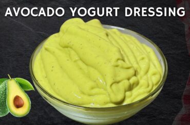 Avocado healthy salad dressing and dip | Healthy Homemade Mayo Recipe