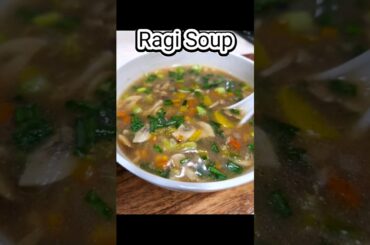 Ragi Soup | Healthy Soup Recipe #ragi #asmr #souprecipe #healthyfood