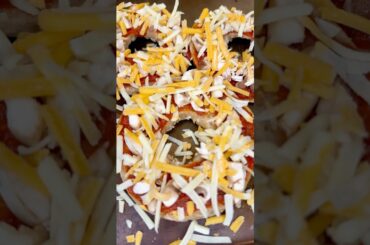 The Hack to Make a Healthy Pizza Bagel #easycooking #recipe #shorts