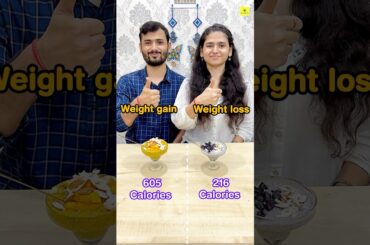 Weight loss and weight gain recipe | same ingredients different goal