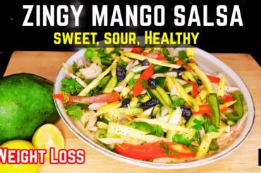 Mango Salad By Fusion Delights | Vegan Salad For Weight Loss | Low Calorie Salad