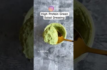 High Protein Salad Dressing #healthyrecipes #weightloss #highprotein #saladdressing #salad #shorts