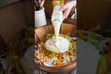 Easy And Healthy Salad Recipes #shorts #salad #eating