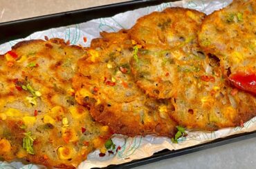 Tasty easy and very healthy evening snack recipe | corn and buckwheat pancake