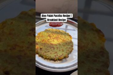 Aloo Palak Paratha Recipe | Healthy Breakfast Recipe , . #breakfastrecipe #prantha #aluparatha