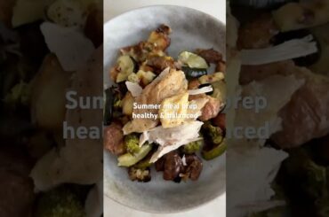 Meal prep with me for a week of healthy & balanced summer recipes!